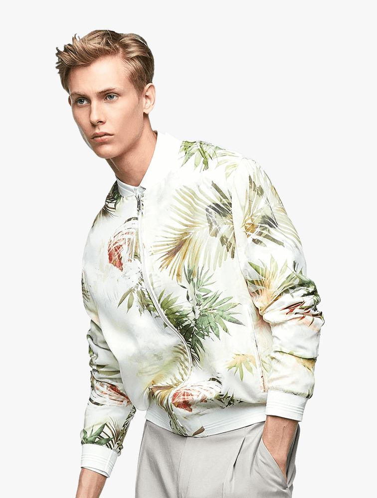 Men Floral jacket