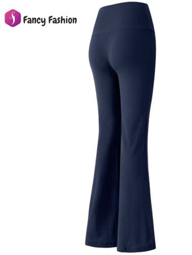 Fancy Women's Flare Yoga Pants High Waist Slim Fit Quick Dry for Gym, Workout & Activewear